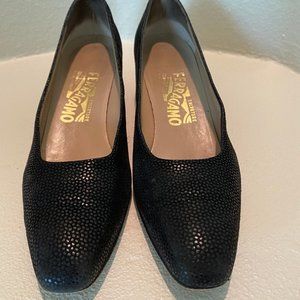 WOMEN'S SHOES, FERRAGAMO, BILLION SUEDE, 8AAAA